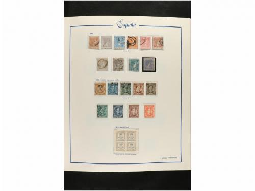 LOTES y COLECCIONES. ESPAÑA. Colección de 1850 a 1960 montad