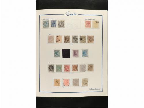 LOTES y COLECCIONES. ESPAÑA. Colección de 1850 a 1960 montad