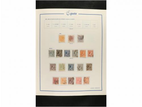 LOTES y COLECCIONES. ESPAÑA. Colección de 1850 a 1960 montad