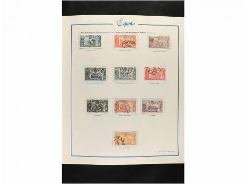 LOTES y COLECCIONES. ESPAÑA. Colección de 1850 a 1960 montad