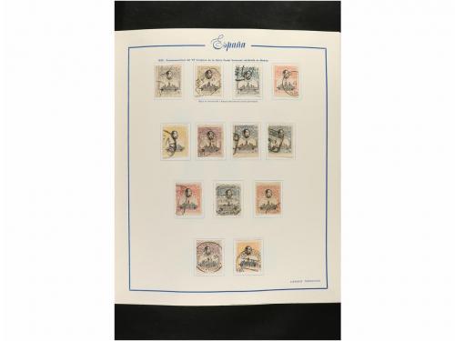 LOTES y COLECCIONES. ESPAÑA. Colección de 1850 a 1960 montad