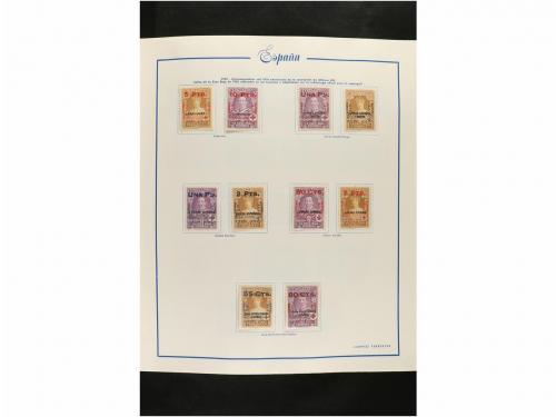 LOTES y COLECCIONES. ESPAÑA. Colección de 1850 a 1960 montad