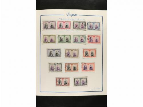 LOTES y COLECCIONES. ESPAÑA. Colección de 1850 a 1960 montad