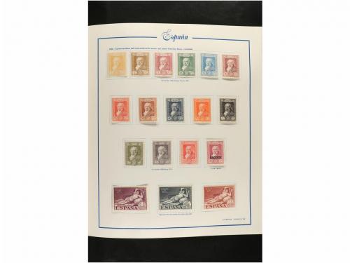 LOTES y COLECCIONES. ESPAÑA. Colección de 1850 a 1960 montad