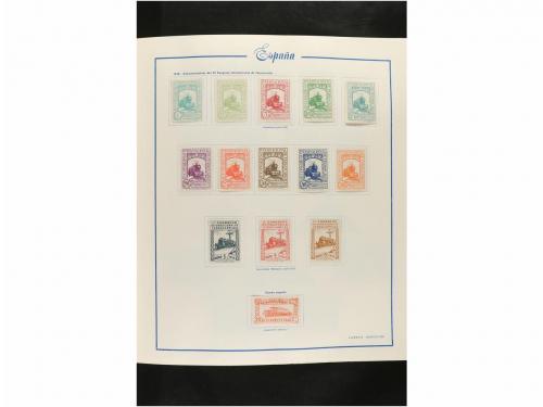 LOTES y COLECCIONES. ESPAÑA. Colección de 1850 a 1960 montad