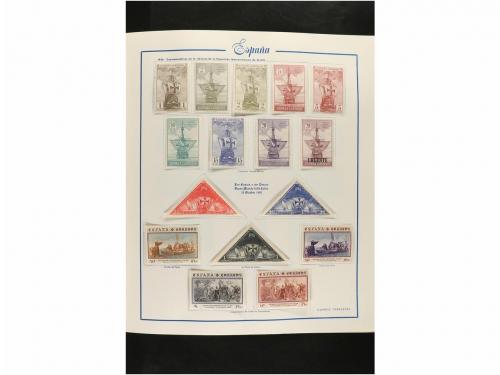 LOTES y COLECCIONES. ESPAÑA. Colección de 1850 a 1960 montad