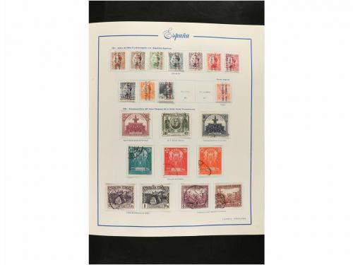 LOTES y COLECCIONES. ESPAÑA. Colección de 1850 a 1960 montad