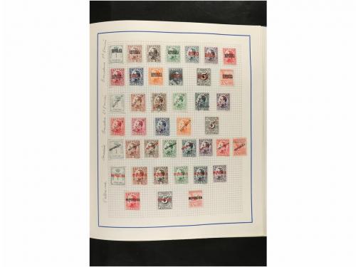 LOTES y COLECCIONES. ESPAÑA. Colección de 1850 a 1960 montad