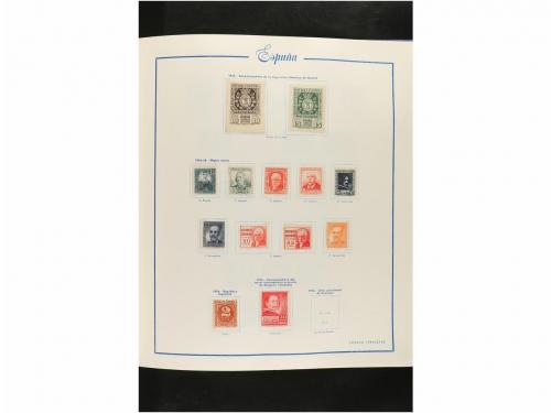 LOTES y COLECCIONES. ESPAÑA. Colección de 1850 a 1960 montad