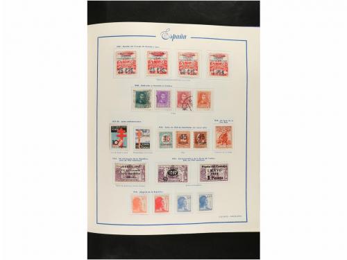 LOTES y COLECCIONES. ESPAÑA. Colección de 1850 a 1960 montad