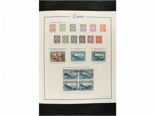 LOTES y COLECCIONES. ESPAÑA. Colección de 1850 a 1960 montad