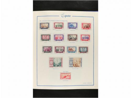 LOTES y COLECCIONES. ESPAÑA. Colección de 1850 a 1960 montad