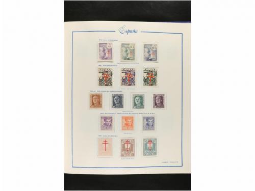 LOTES y COLECCIONES. ESPAÑA. Colección de 1850 a 1960 montad