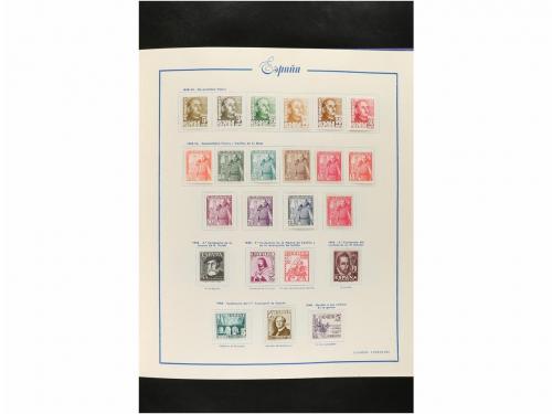 LOTES y COLECCIONES. ESPAÑA. Colección de 1850 a 1960 montad