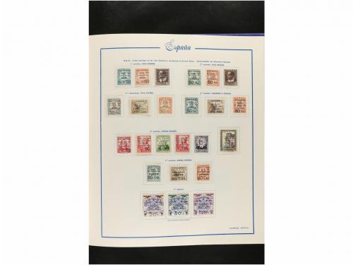 LOTES y COLECCIONES. ESPAÑA. Colección de 1850 a 1960 montad