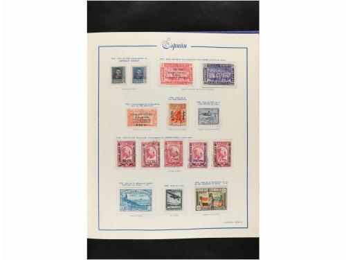 LOTES y COLECCIONES. ESPAÑA. Colección de 1850 a 1960 montad