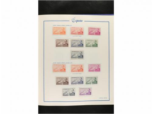 LOTES y COLECCIONES. ESPAÑA. Colección de 1850 a 1960 montad