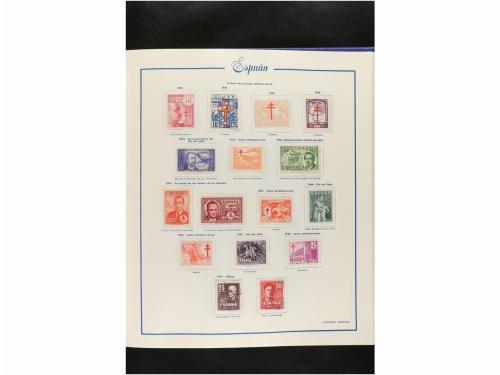 LOTES y COLECCIONES. ESPAÑA. Colección de 1850 a 1960 montad