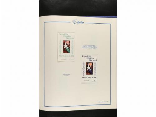 LOTES y COLECCIONES. ESPAÑA. Colección de 1850 a 1960 montad