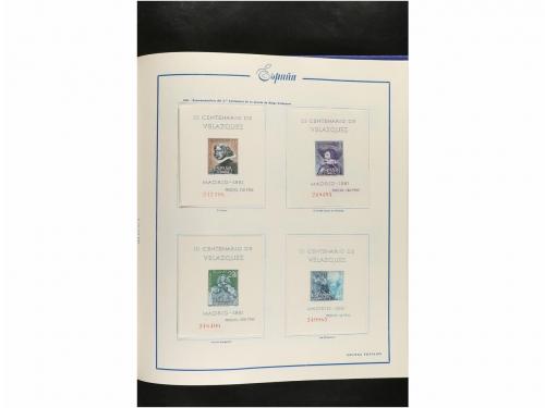 LOTES y COLECCIONES. ESPAÑA. Colección de 1850 a 1960 montad