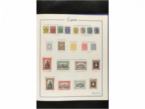 LOTES y COLECCIONES. ESPAÑA. Colección de 1850 a 1960 montad