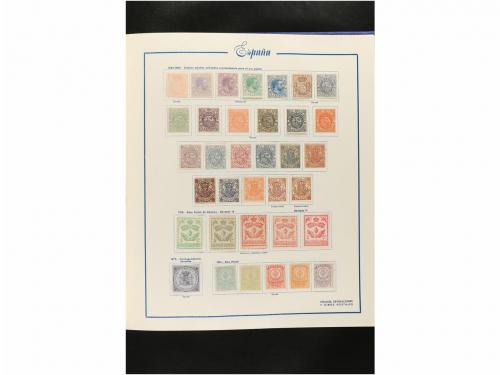 LOTES y COLECCIONES. ESPAÑA. Colección de 1850 a 1960 montad