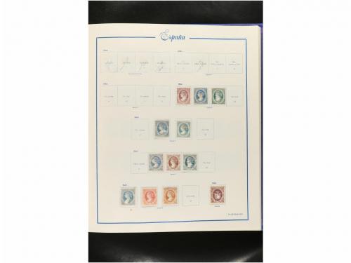 LOTES y COLECCIONES. ESPAÑA. Colección de 1850 a 1960 montad