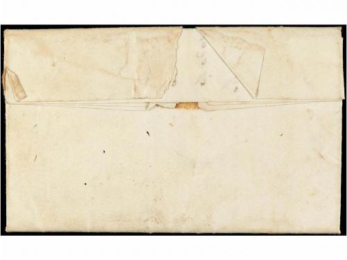 ✉ ESPAÑA: PREFILATELIA. 1840. RÍPODAS a PUENTE LA REYNA. Mar