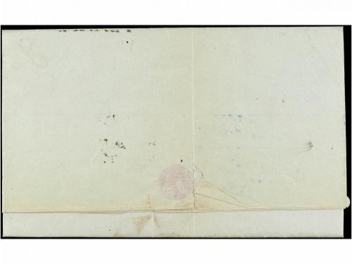 ✉ CUBA. 1842. HABANA a NEW YORK. Carta completa dirigida a "