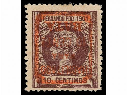 * COLONIAS ESPAÑOLAS: GUINEA. Ed. NE B-1hi. EMISIÓN PROVISIO