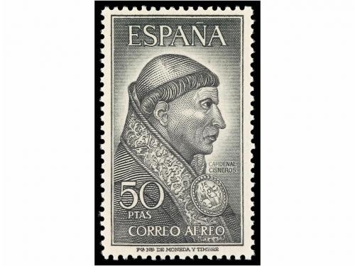 ** ESPAÑA. Ed. 1539ef. PERSONAJES. 50 pts. negro. SIN EL COL