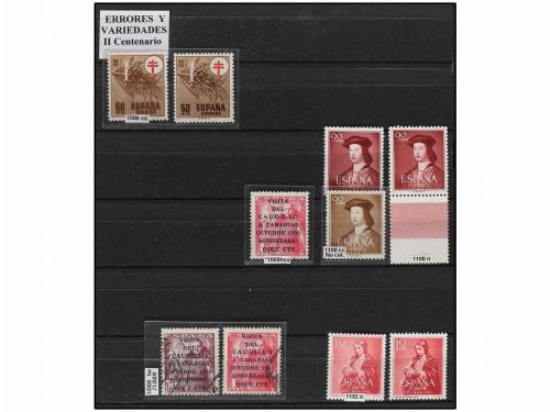 LOTES y COLECCIONES. ESPAÑA. VARIEDADES DEL SEGUNDO CENTENAR