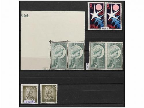 LOTES y COLECCIONES. ESPAÑA. VARIEDADES DEL SEGUNDO CENTENAR