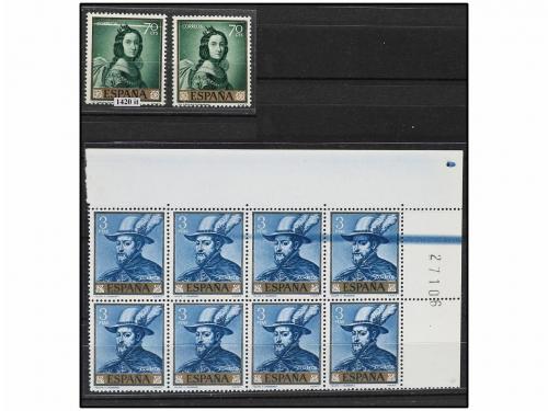 LOTES y COLECCIONES. ESPAÑA. VARIEDADES DEL SEGUNDO CENTENAR