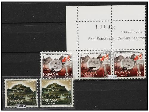 LOTES y COLECCIONES. ESPAÑA. VARIEDADES DEL SEGUNDO CENTENAR