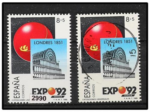 LOTES y COLECCIONES. ESPAÑA. VARIEDADES DEL SEGUNDO CENTENAR