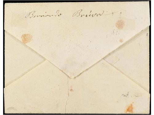 ✉ ESPAÑA. Ed. 3. 1850. MADRID a NAVALHERMOSA. Sobre completo