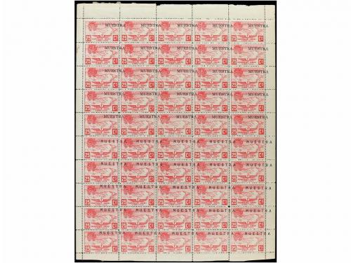 ** ANDORRA. Ed. NE 25. NO EMITIDOS. 25 cts. carmín. Hoja de 