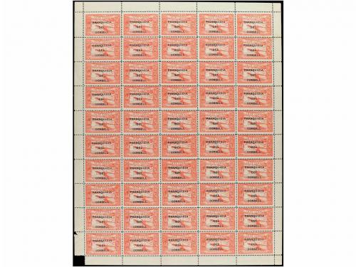 ** ANDORRA. Ed. NE 25, 28, 29, 33. NO EMITIDOS. 25 cts. carm