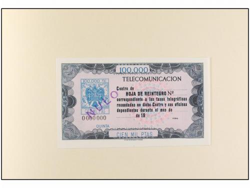 ESPAÑA: TELEGRAFOS. 1973. HOJA DE REINTEGRO DE TASAS TELEGRÁ