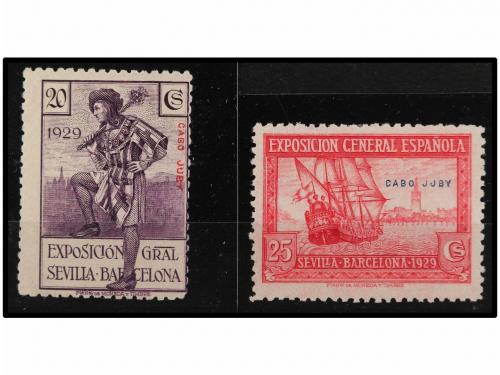 * COLONIAS ESPAÑOLAS: CABO JUBY. Ed. 43, 44hp. 20 cts. viole