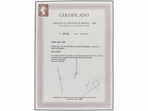 ** COLONIAS ESPAÑOLAS: CABO JUBY. Ed. 22/25. SERIE completa.