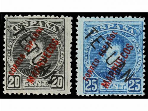 ** MARRUECOS. Ed. 14/22. SERIE completa, centrajes habituale