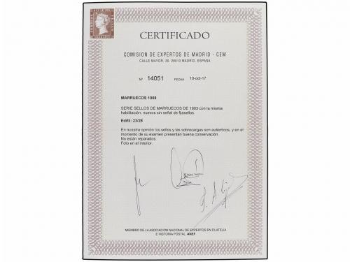 ** MARRUECOS. Ed. 14/22. SERIE completa, centrajes habituale