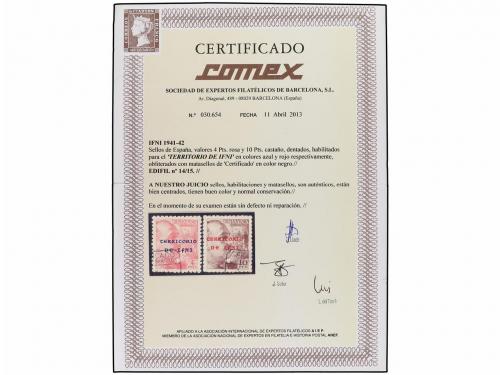 ° COLONIAS ESPAÑOLAS: IFNI. Ed. 1/15. SERIE completa. Muy bo