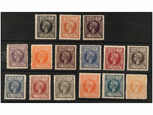 ** COLONIAS ESPAÑOLAS: FERNANDO POO. Ed. 95/109. SERIE compl