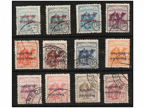 ° COLONIAS ESPAÑOLAS: SAHARA. Ed. 36B/47B. SERIE completa SO