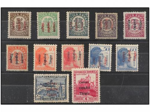 ** COLONIAS ESPAÑOLAS: TANGER. Ed. 96/107. SERIE completa. L