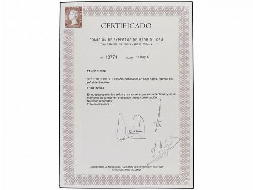 ** COLONIAS ESPAÑOLAS: TANGER. Ed. 128/40. SERIE completa, M