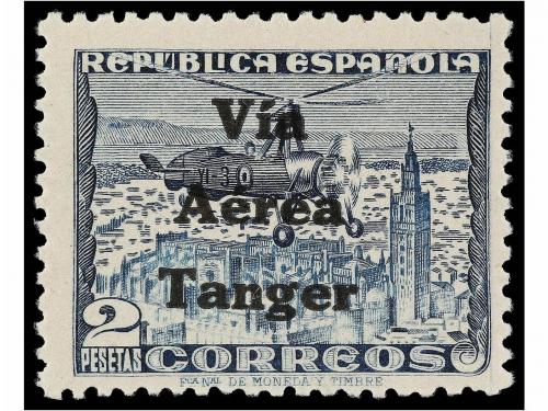 ** COLONIAS ESPAÑOLAS: TANGER. Ed. NE 9. NO EMITIDO. 2 pts. 